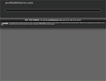 Tablet Screenshot of profitableharm.com